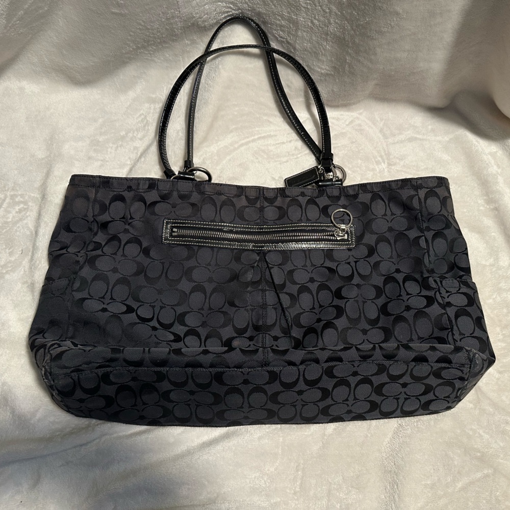 Black Coach Tote Bag
